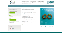 Desktop Screenshot of 6ecm.ptm.org.pl